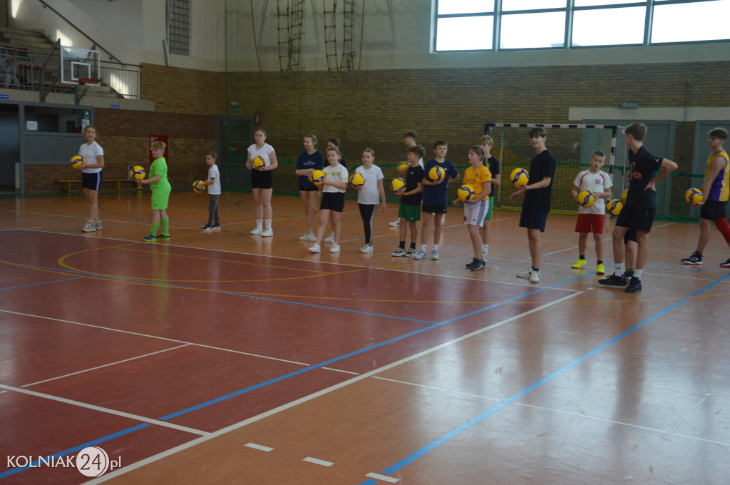 Trening z gwiazdą siatkówki w Kolnie