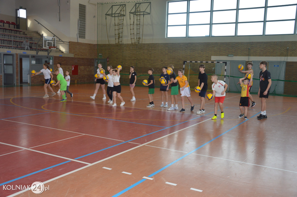 Trening z gwiazdą siatkówki w Kolnie