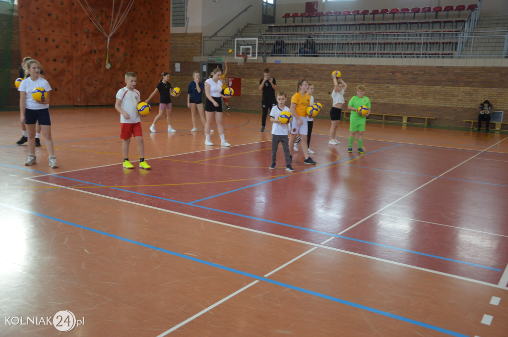 Trening z gwiazdą siatkówki w Kolnie