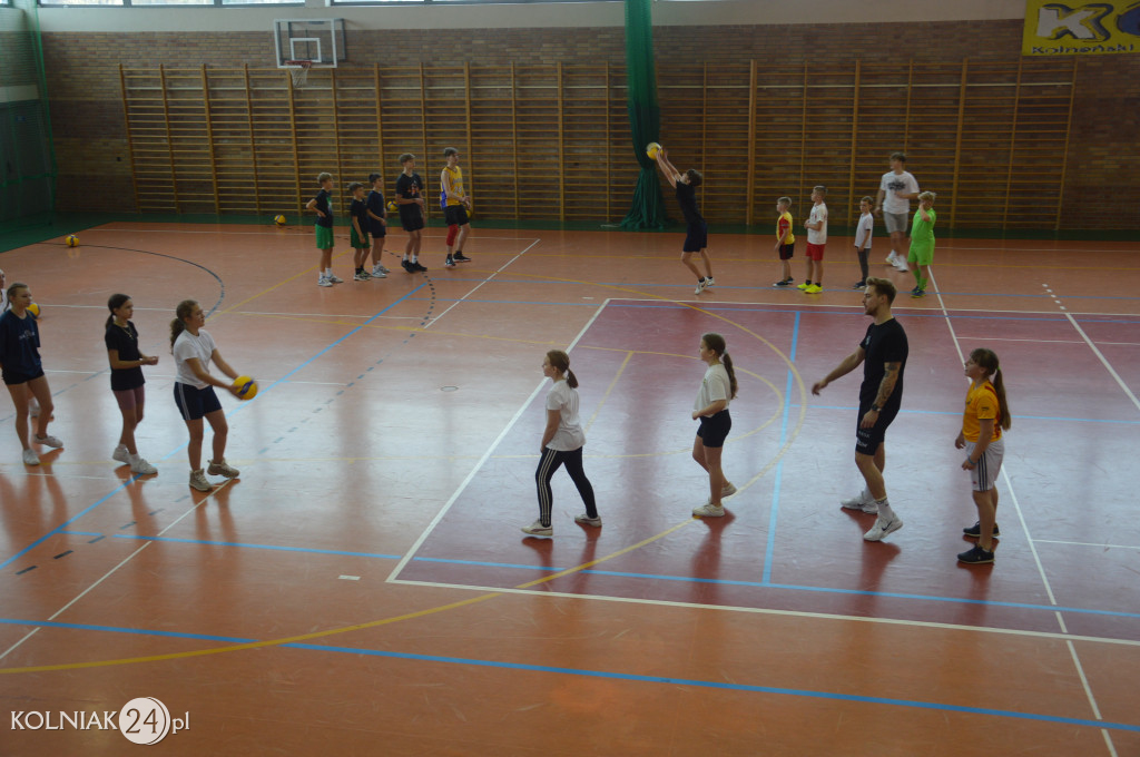 Trening z gwiazdą siatkówki w Kolnie