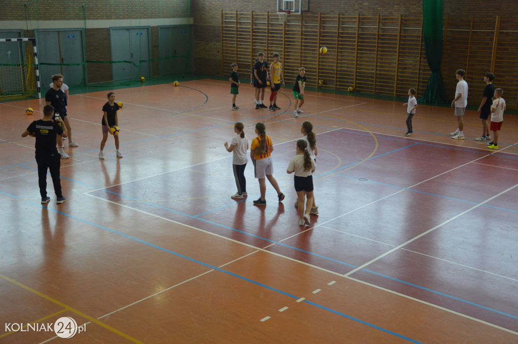 Trening z gwiazdą siatkówki w Kolnie