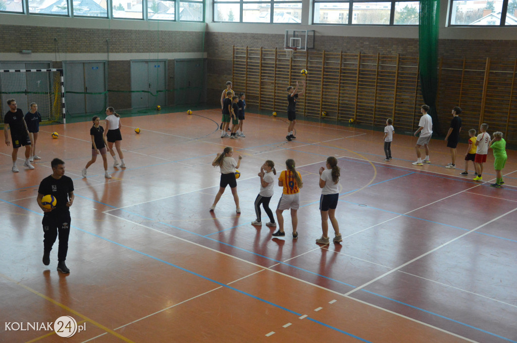 Trening z gwiazdą siatkówki w Kolnie