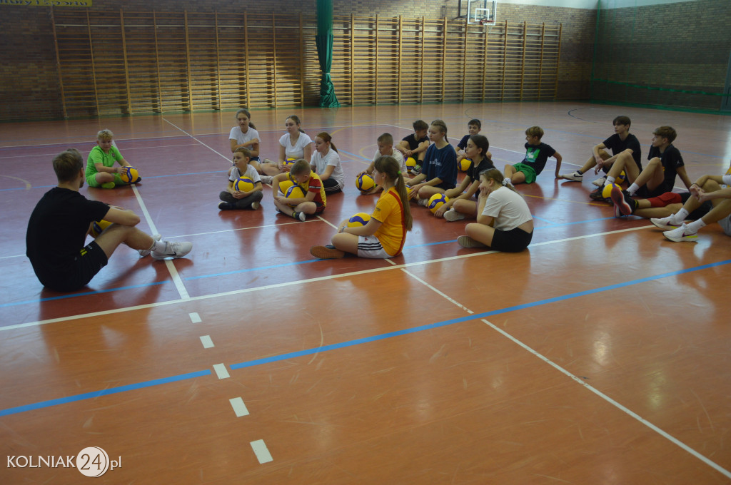 Trening z gwiazdą siatkówki w Kolnie
