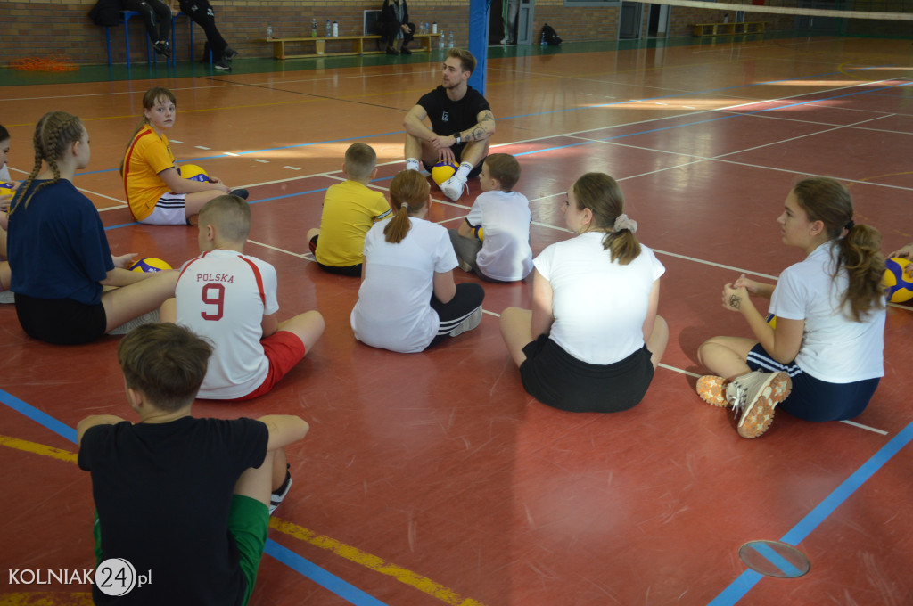 Trening z gwiazdą siatkówki w Kolnie