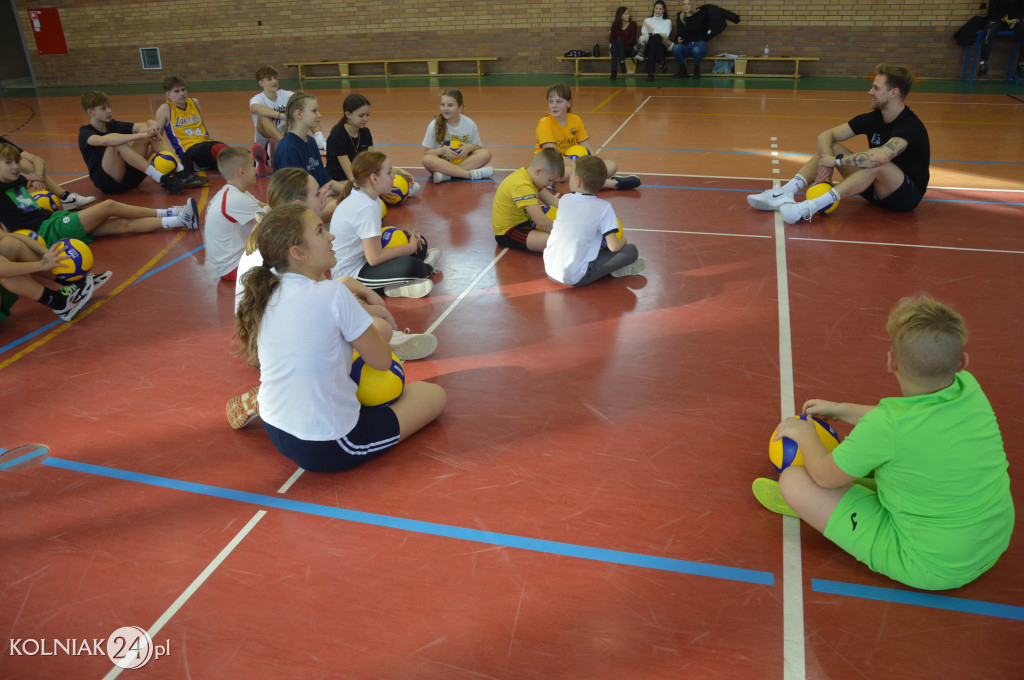 Trening z gwiazdą siatkówki w Kolnie