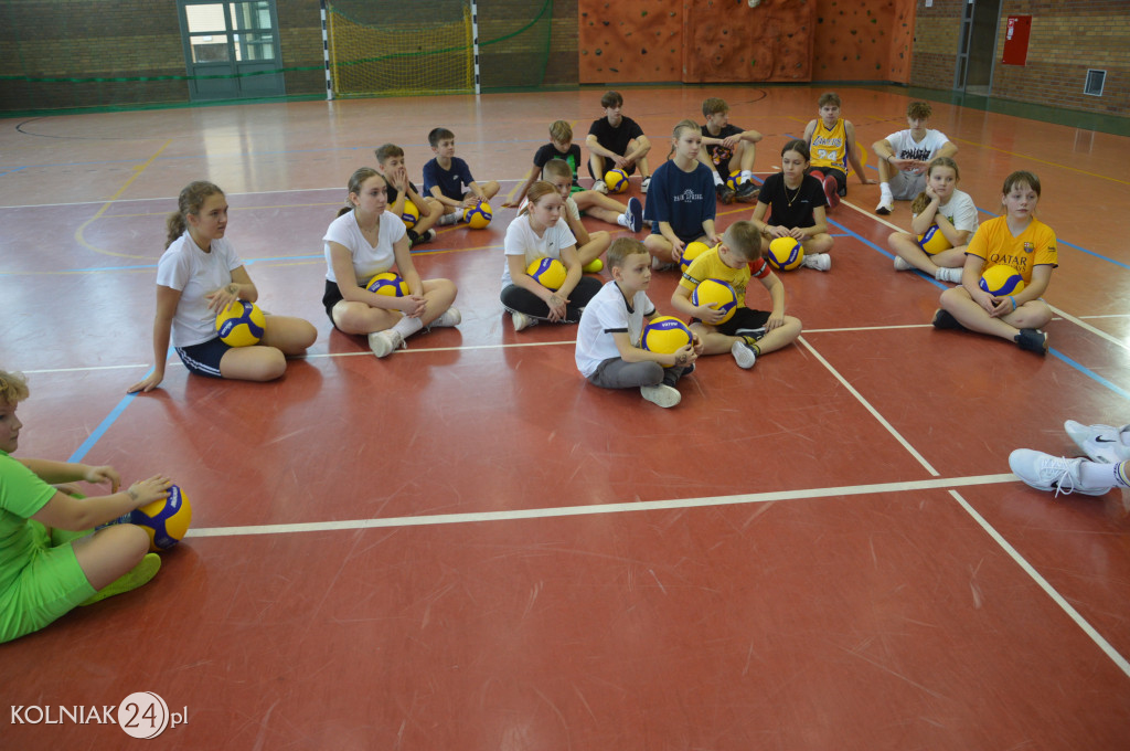 Trening z gwiazdą siatkówki w Kolnie