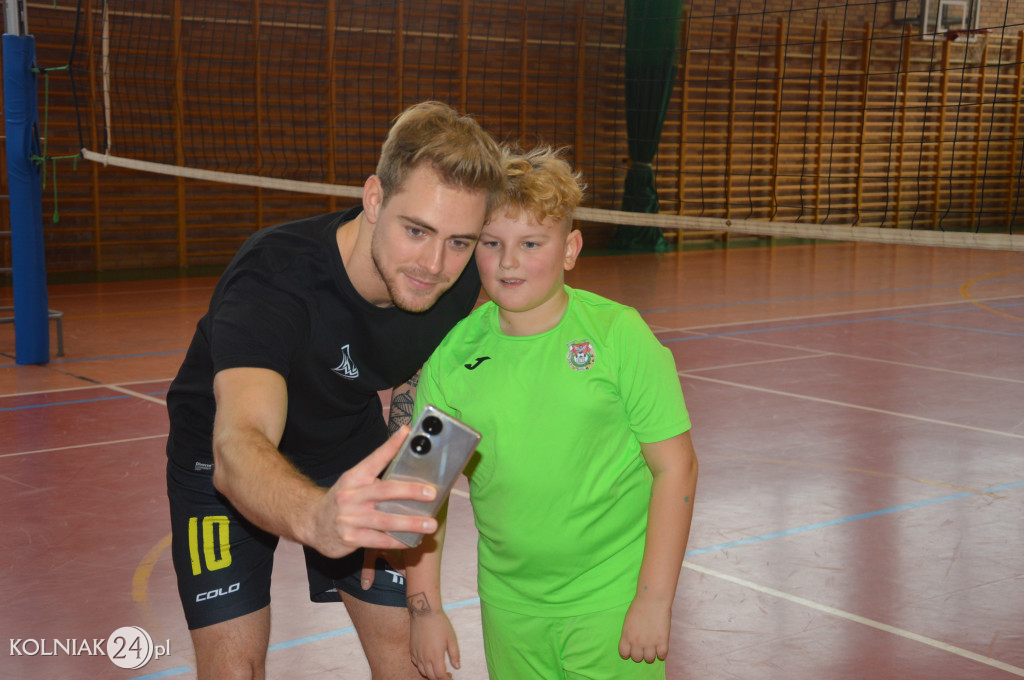 Trening z gwiazdą siatkówki w Kolnie