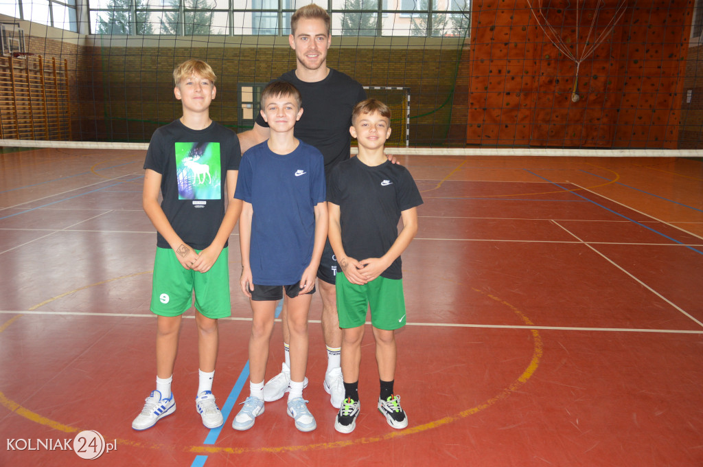Trening z gwiazdą siatkówki w Kolnie