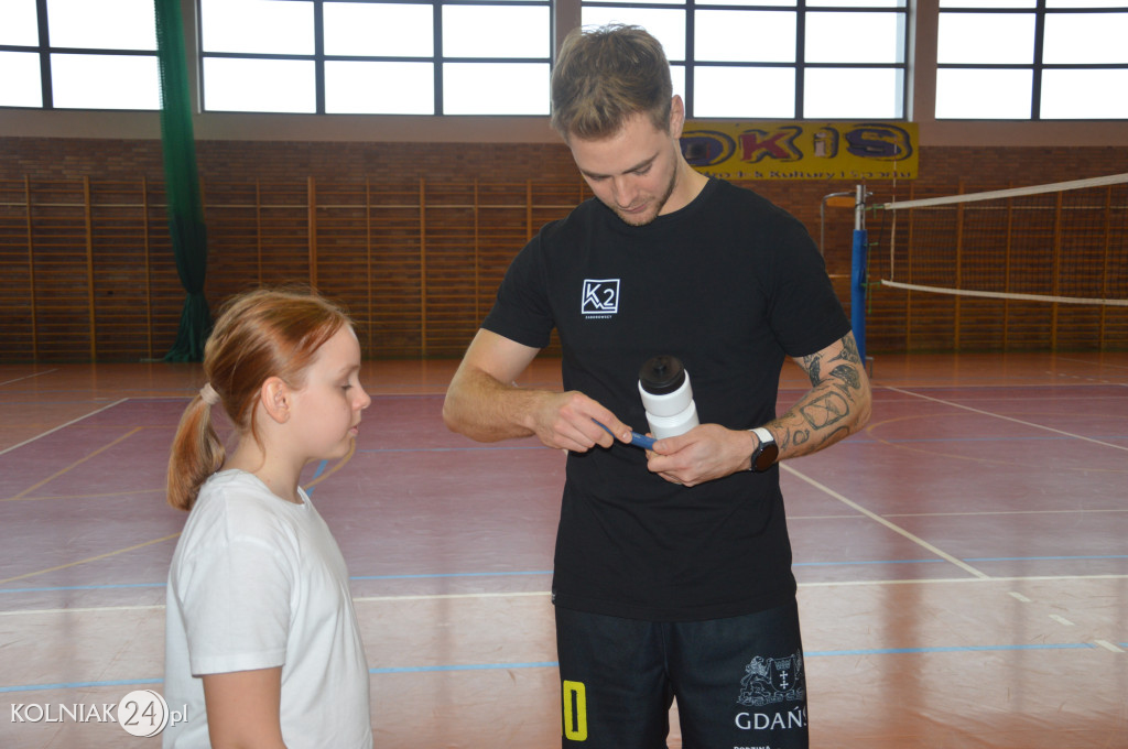 Trening z gwiazdą siatkówki w Kolnie