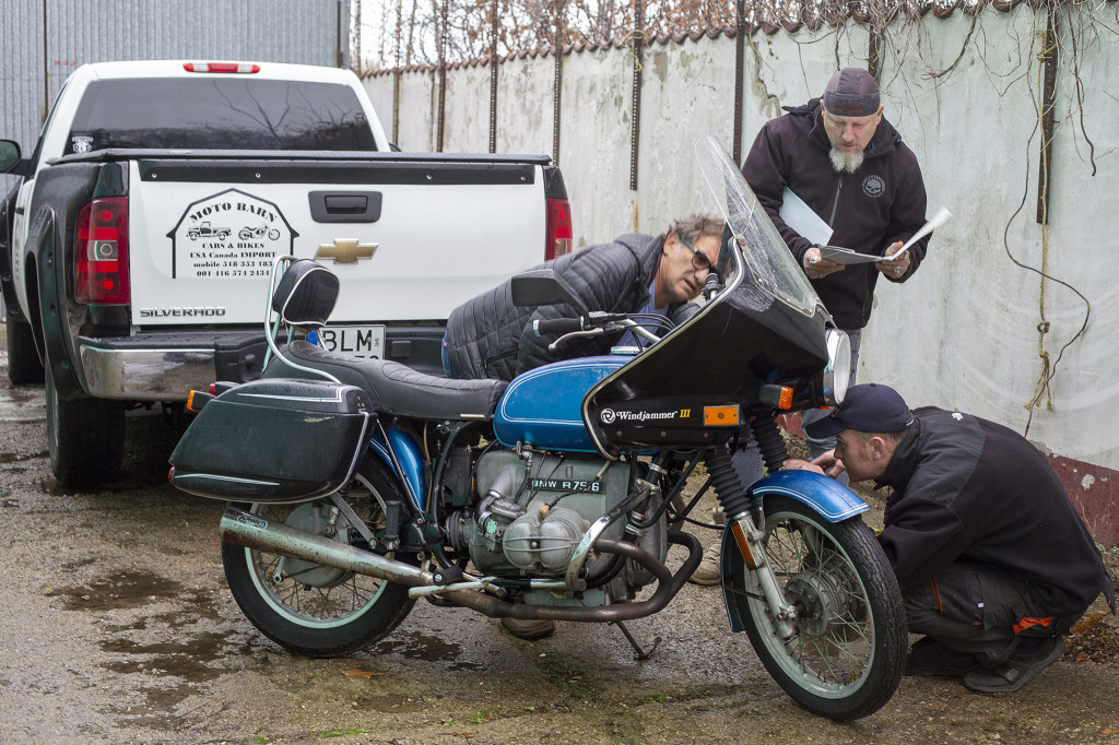 Zabytkowy motocykl BMW