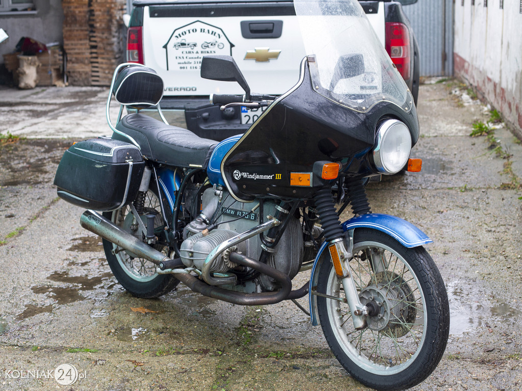 Zabytkowy motocykl BMW