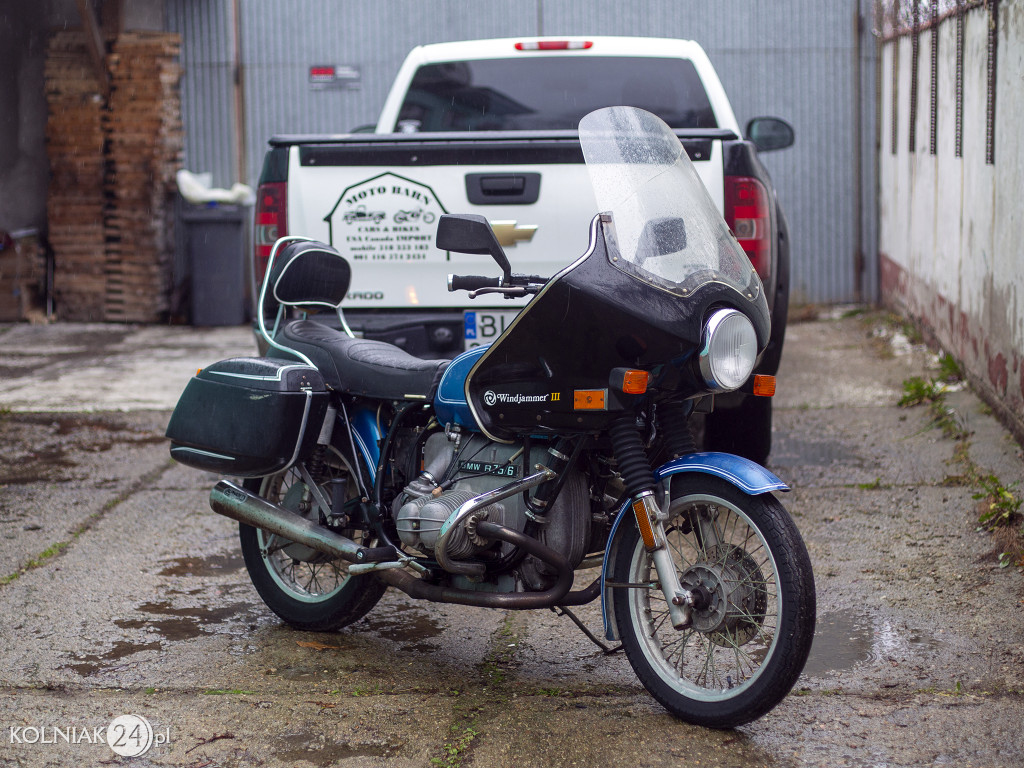 Zabytkowy motocykl BMW