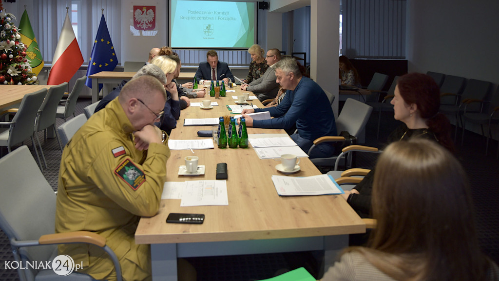 Posiedzenie Komsji Bezpieczeństwa i Porządku