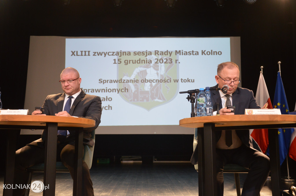 XLIII zwyczajna sesja Rady Miasta Kolno