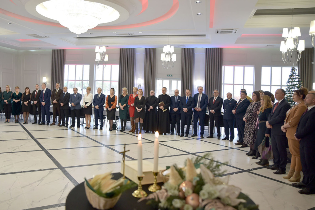 Spotkanie wigilijne Starostwa Powiatowego w Kolnie