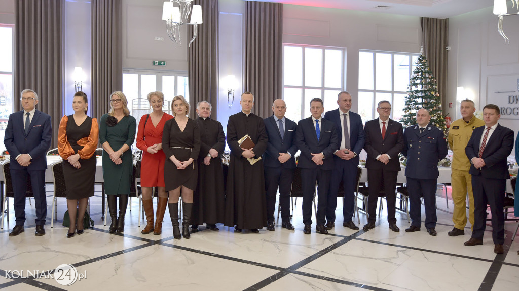 Spotkanie wigilijne Starostwa Powiatowego w Kolnie