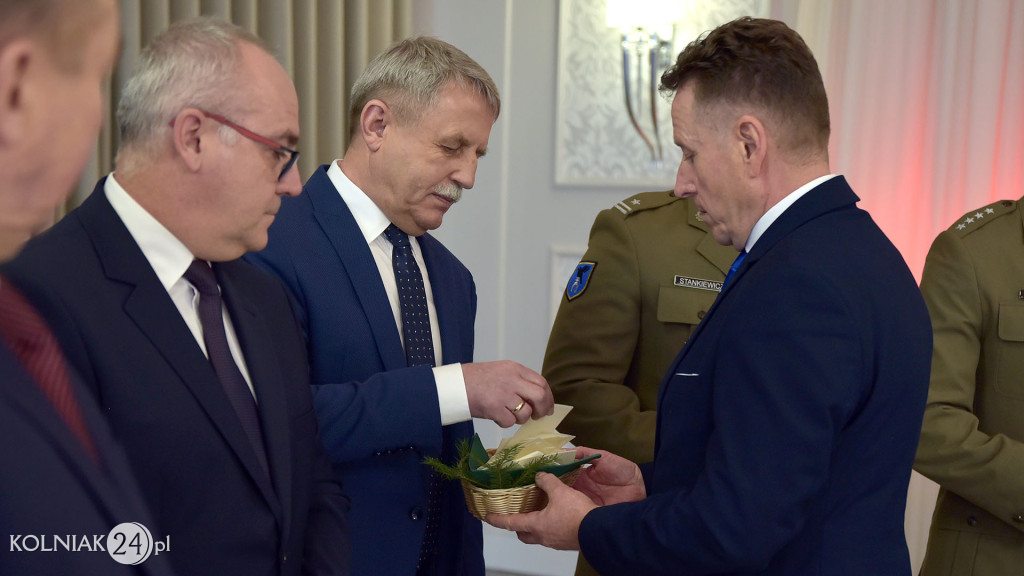 Spotkanie wigilijne Starostwa Powiatowego w Kolnie