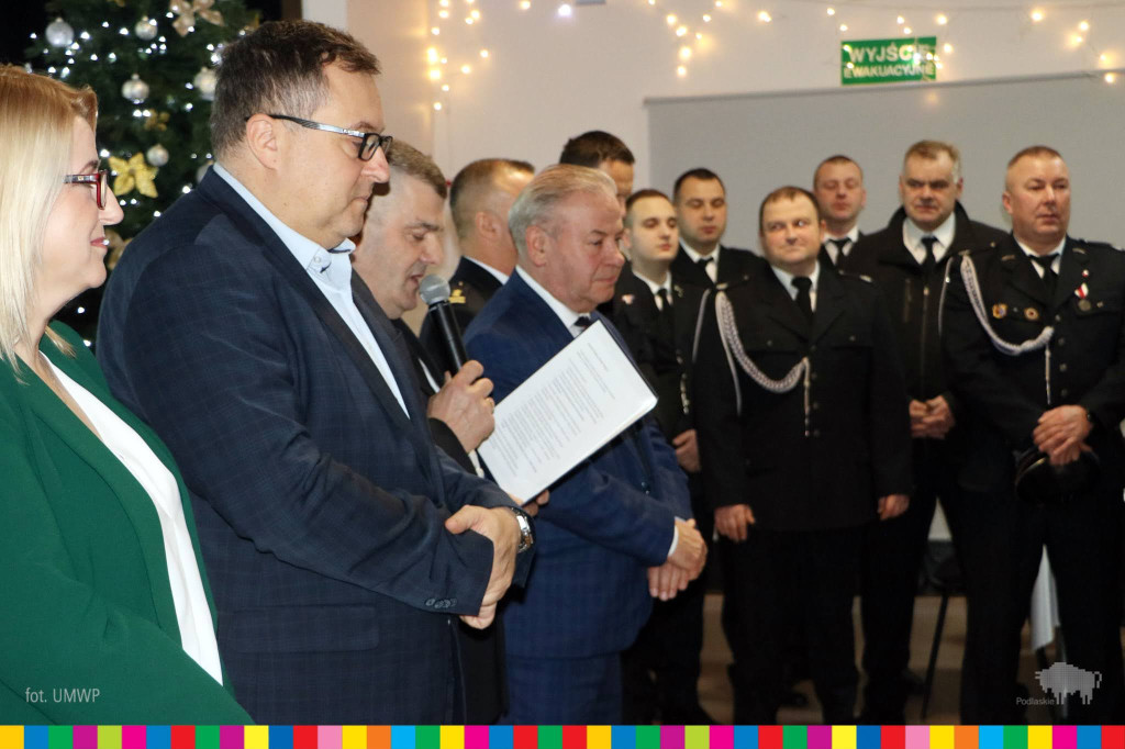 Opłatek strażaków ochotników w Stawiskach