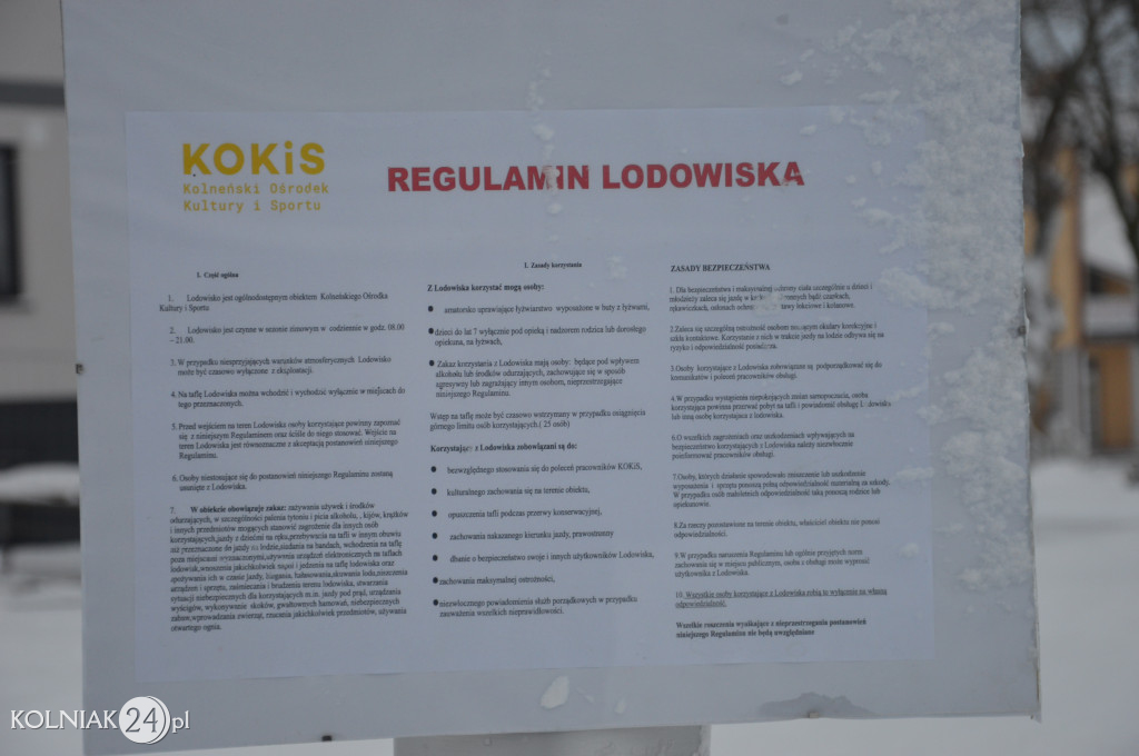 W Kolnie powstało lodowisko