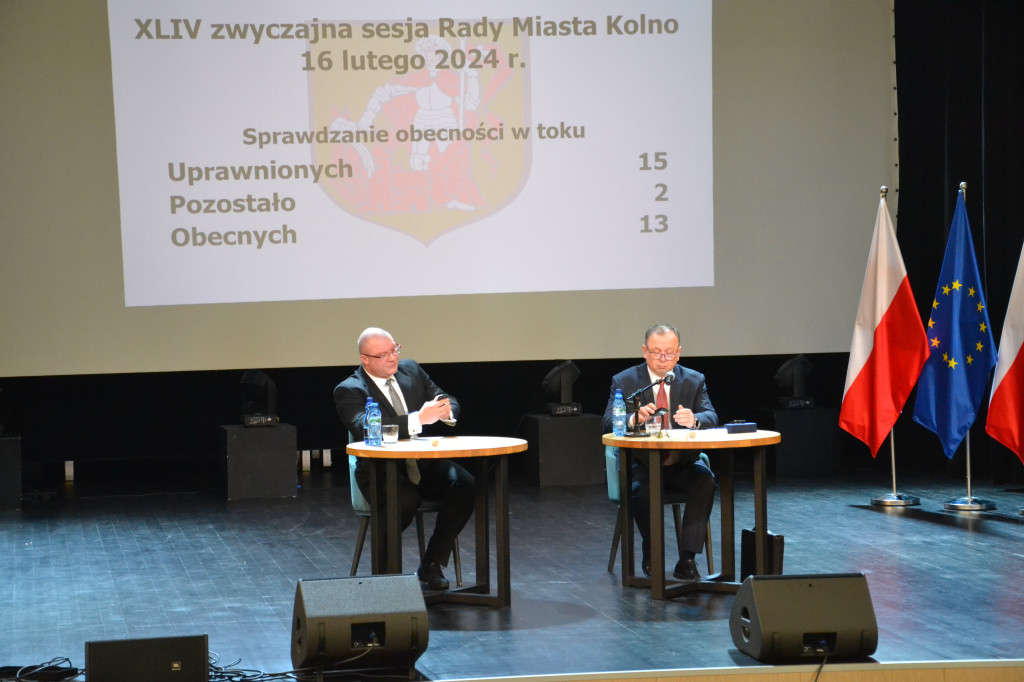 XLIV Sesja Rady Miasta Kolno