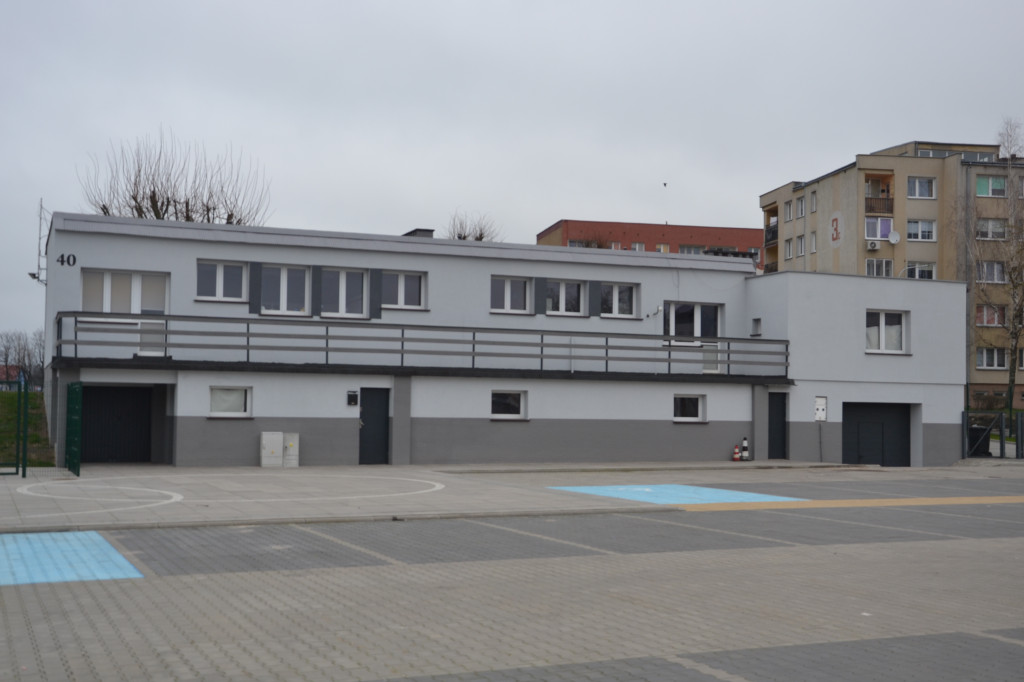 Budynek administracyjny na stadionie