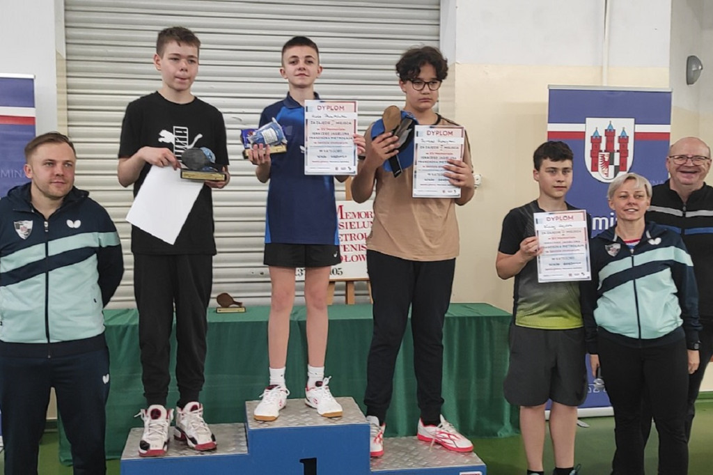 Prusinowski na podium