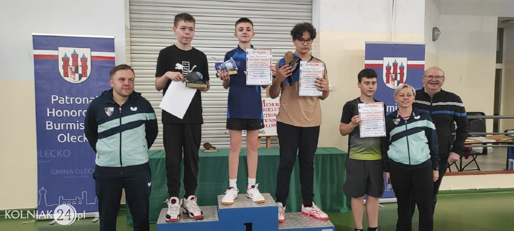 Prusinowski na podium
