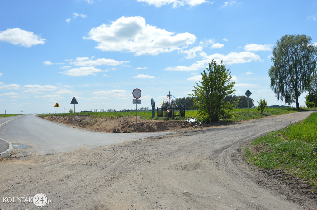 Trwają prace na ulicy Kolejowej w Kolnie