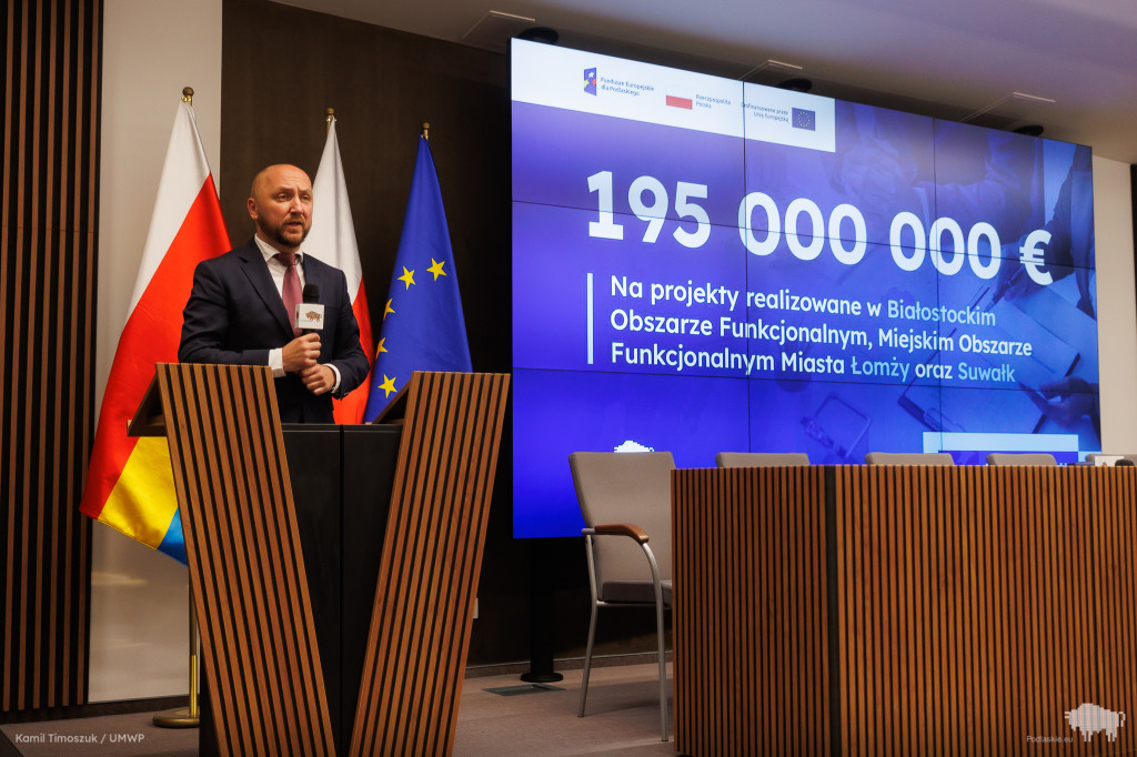 Miliony euro na projekty w białostockim, suwalskim i łomżyńskim obszarze funkcjonalnym