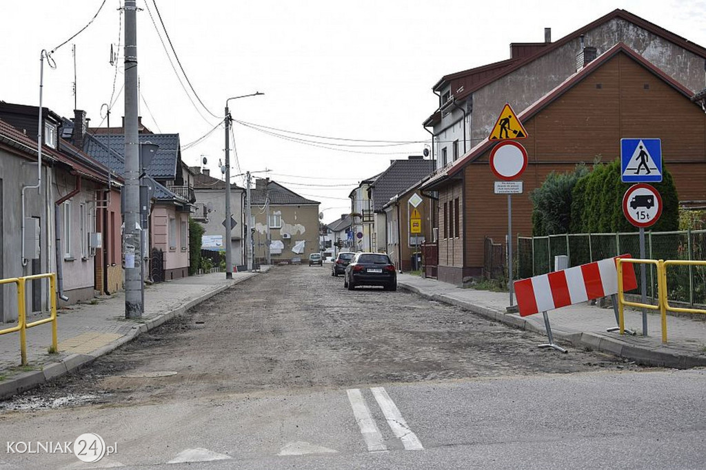 Asfalt na kolneńskich ulicach