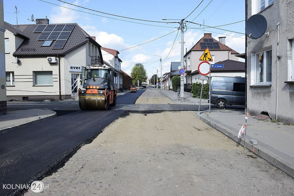 Asfalt na kolneńskich ulicach