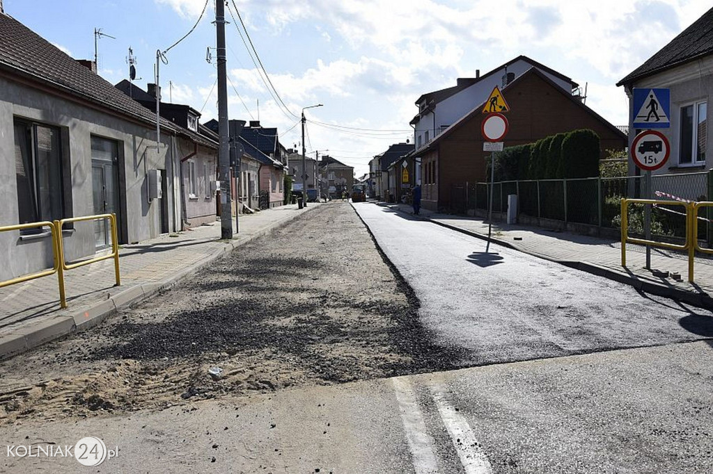 Asfalt na kolneńskich ulicach