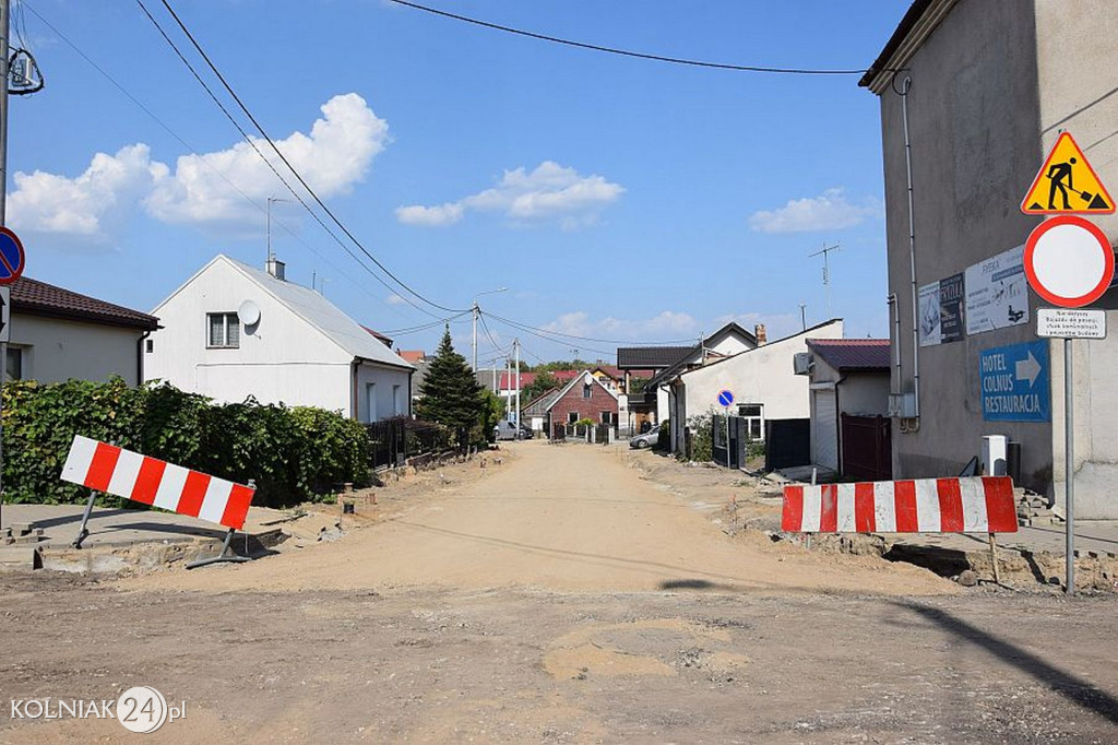 Asfalt na kolneńskich ulicach