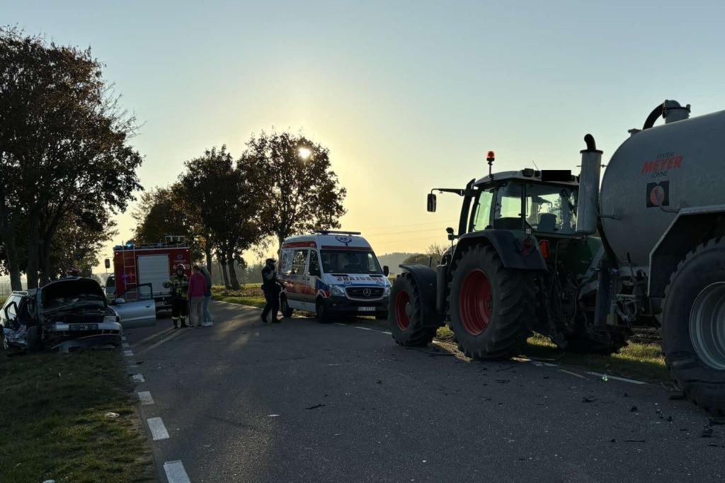 Wypadek na drodze Kolno - Janowo