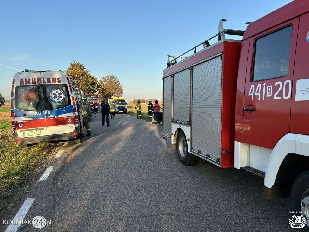 Wypadek na drodze Kolno - Janowo