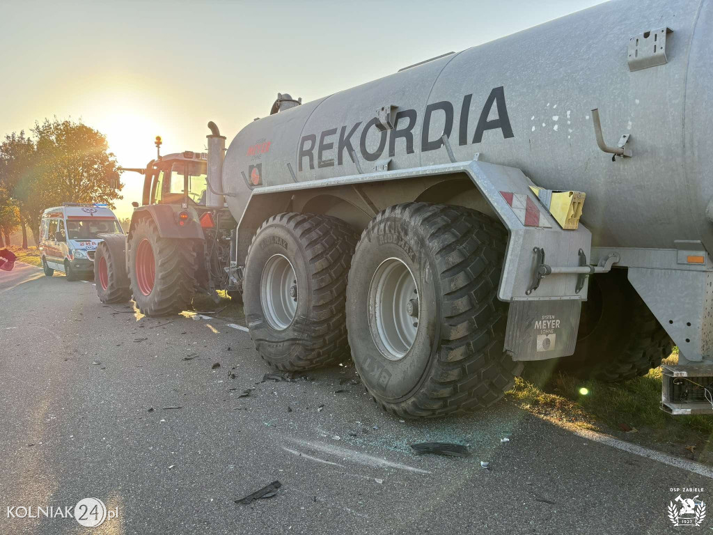 Wypadek na drodze Kolno - Janowo