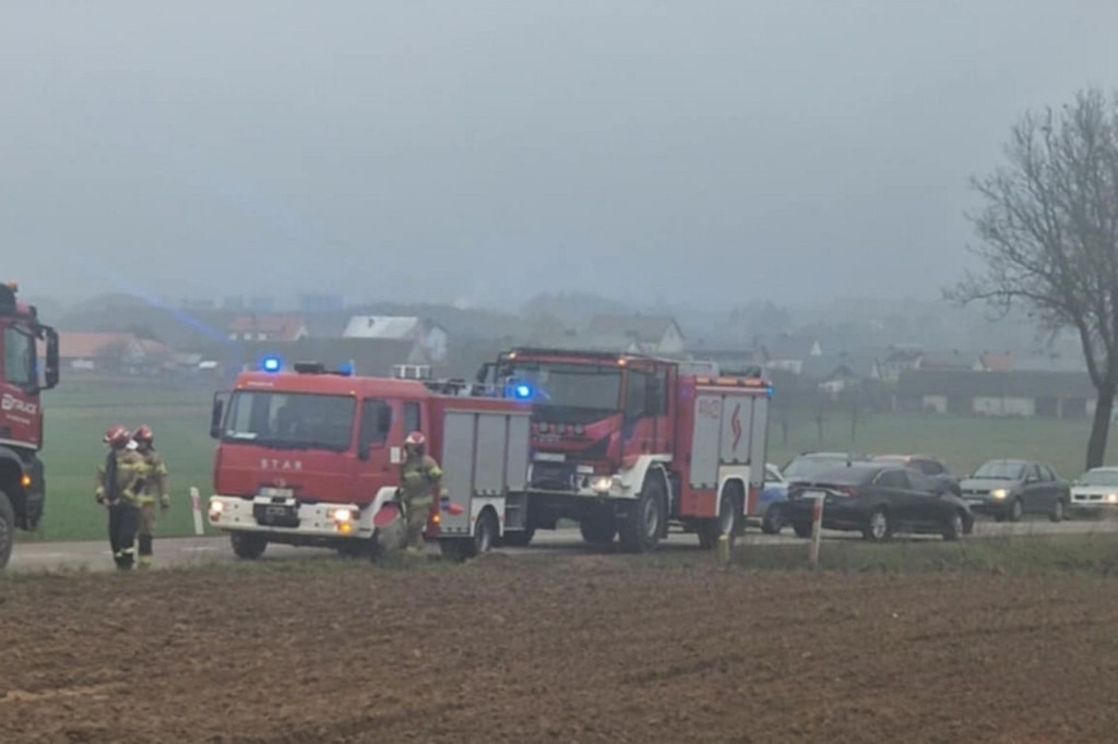 Zdarzenie drogowe pod Kolnem