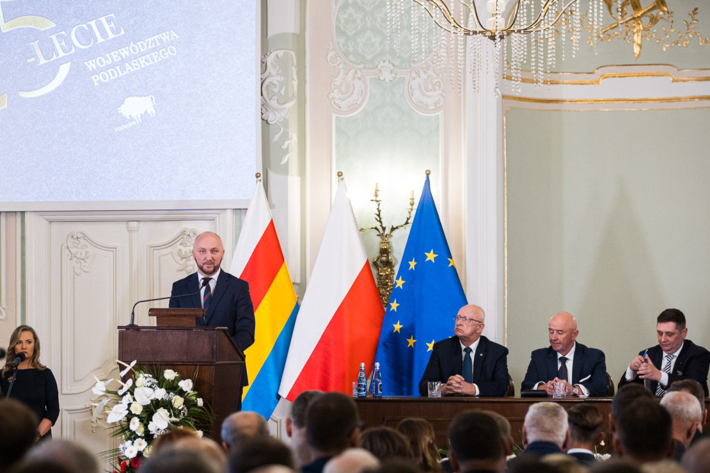 Srebrny jubileusz Województwa Podlaskiego. Uroczyste obrady sejmiku