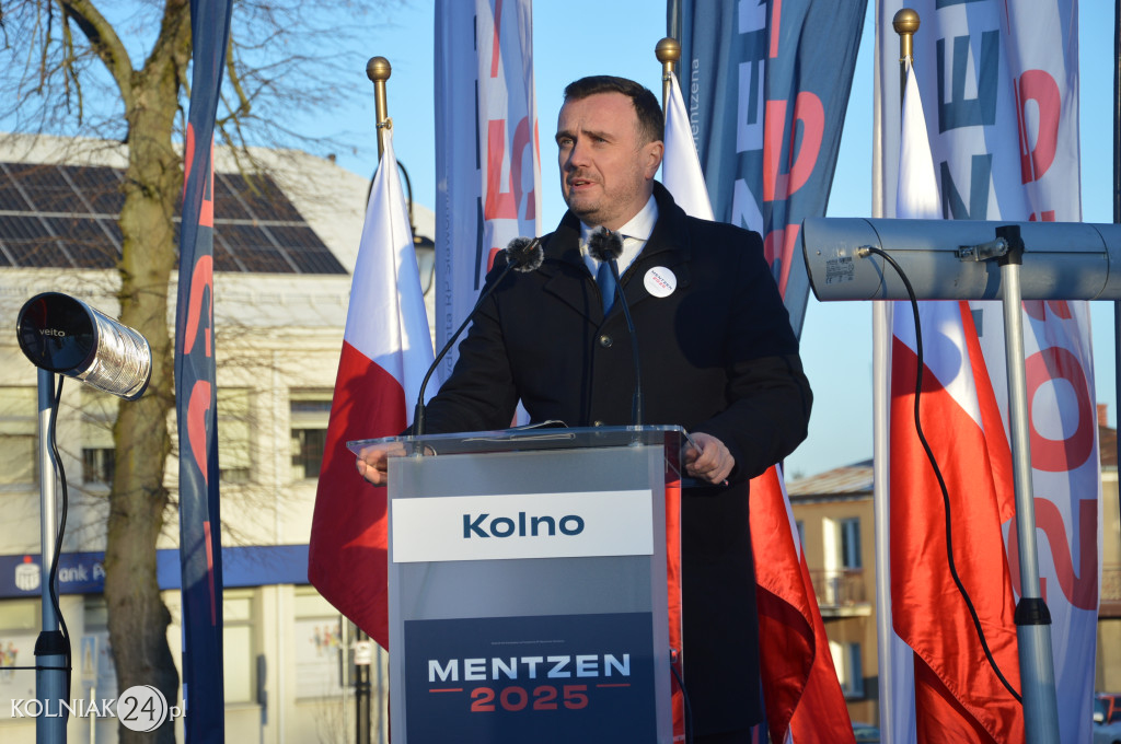 Sławomir Mentzen w Kolnie