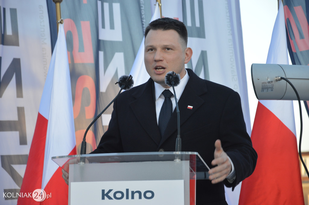 Sławomir Mentzen w Kolnie