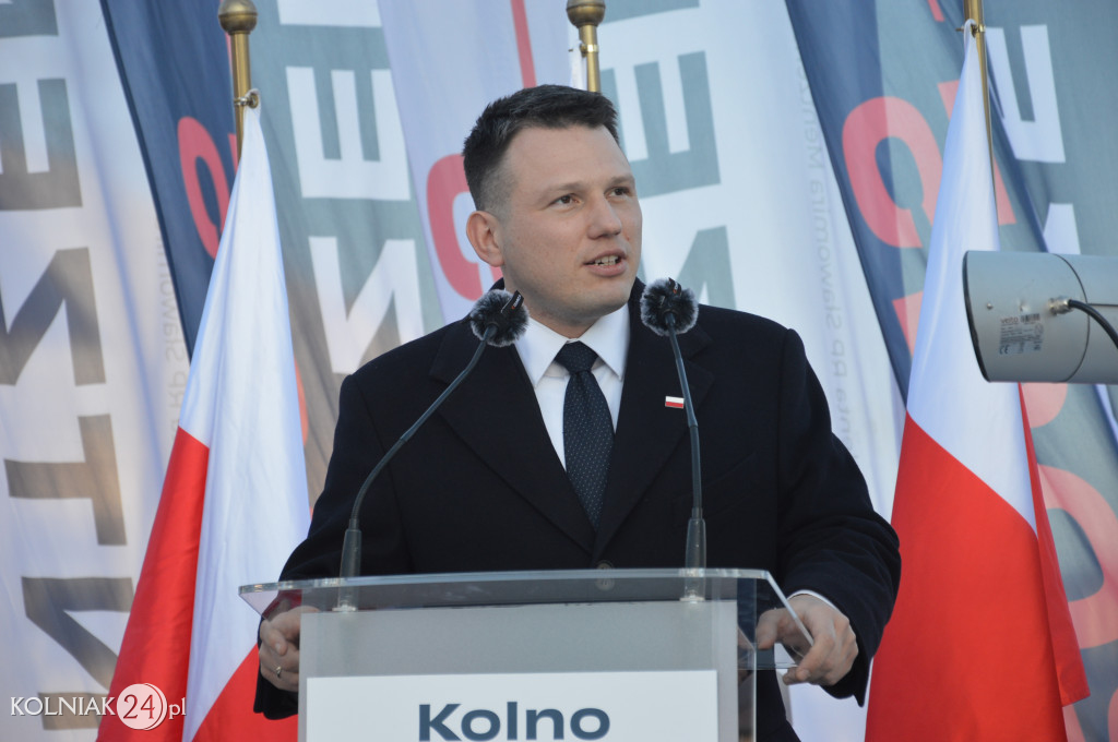 Sławomir Mentzen w Kolnie