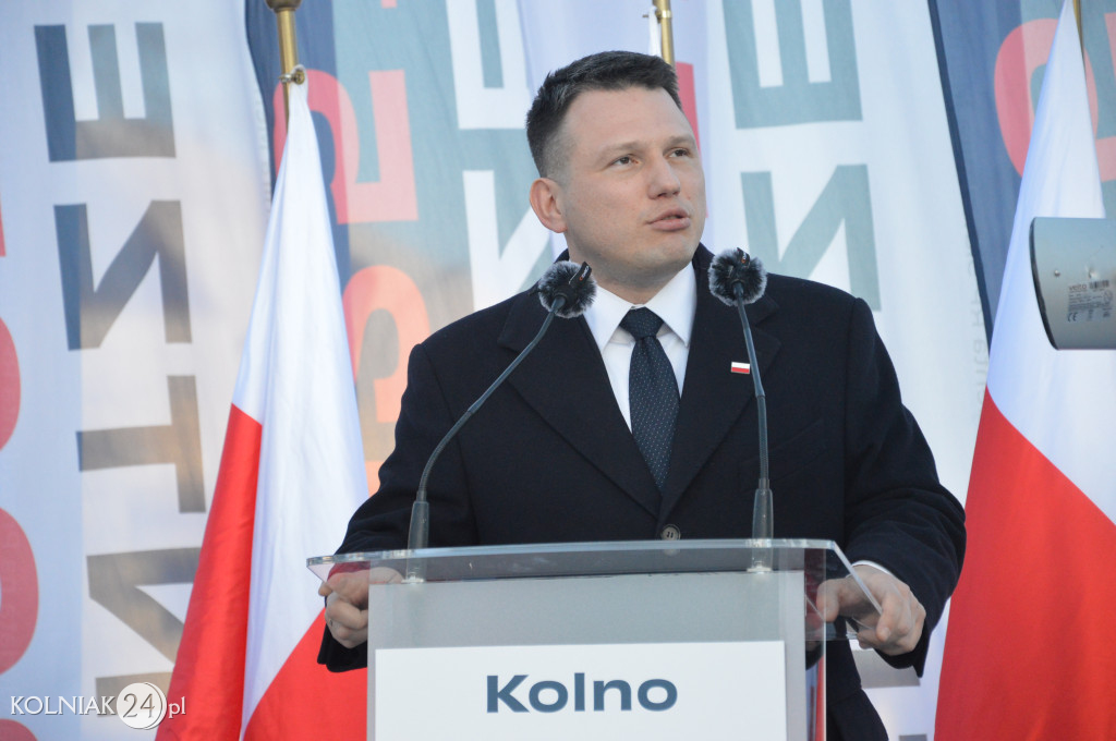 Sławomir Mentzen w Kolnie