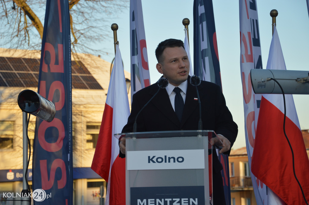 Sławomir Mentzen w Kolnie