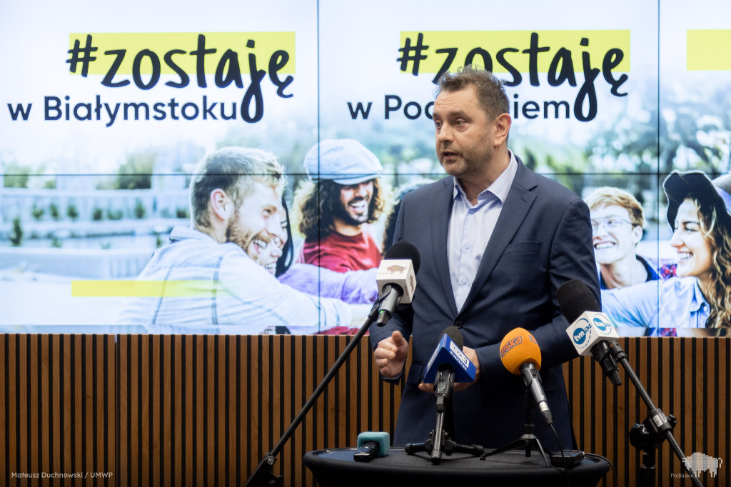 Inauguracja akcji „Zostaję w Białymstoku, zostaję w Podlaskiem”