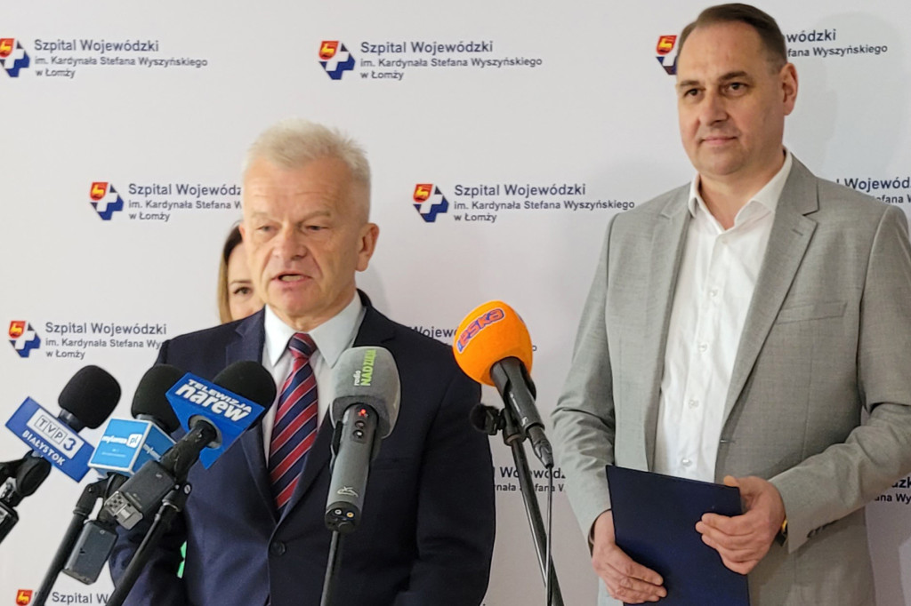 Asystenci pacjenta wspierają łomżyński szpital
