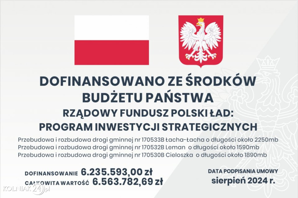 Przebudowa dróg w gminie Turośl