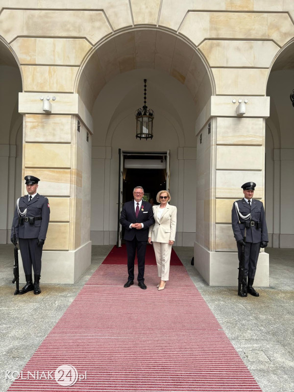 Złoty krzyż zasługi dla włodarza Kolna