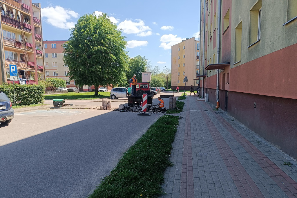 Wykonano próg zwalniający