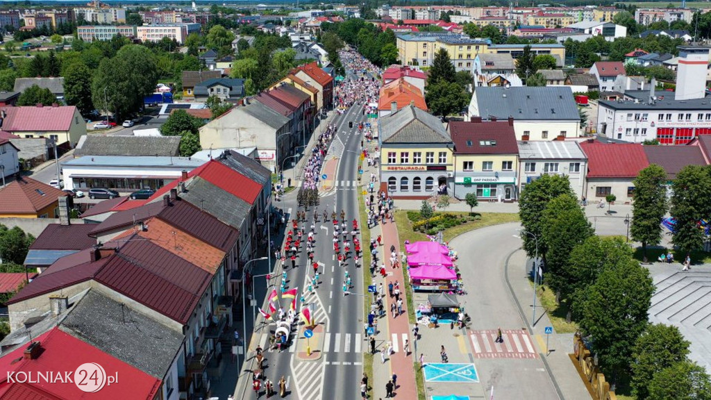 600 lat Kolna z lotu ptaka