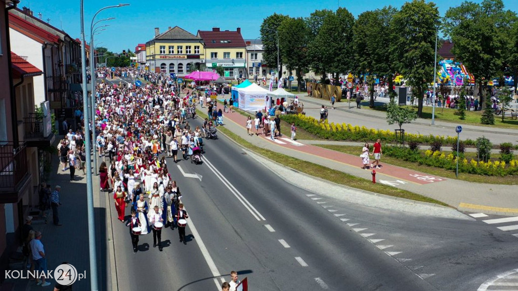600 lat Kolna z lotu ptaka